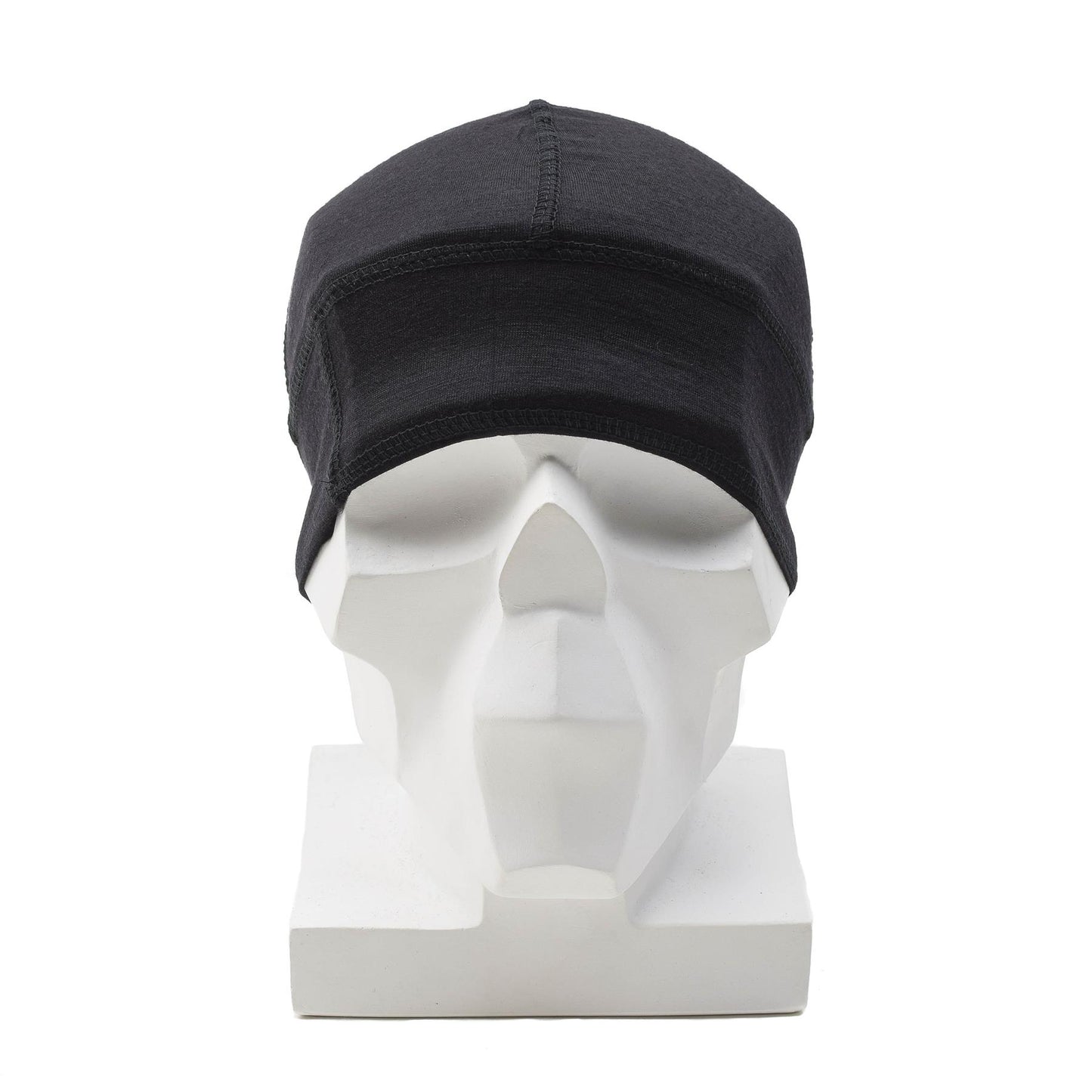 A.Blochl beanie stiliaus merino vilnos kepurė juoda