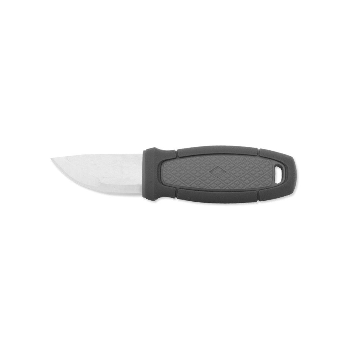 MORAKNIV Eldris fiksuotos geležtės peilis gumine rankena su ergonomine polimerine rankena ir tvirta geležte.