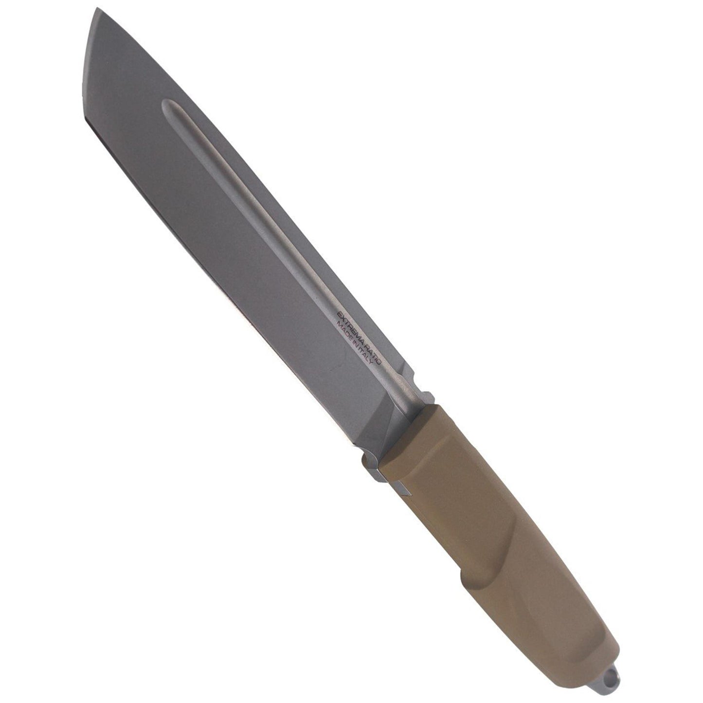 ExtremaRatio GIANT MAMBA tanto formos peilis su tvirtu 6,3 mm N690 plieno geležte ir ergonomine Forprene rankena.
