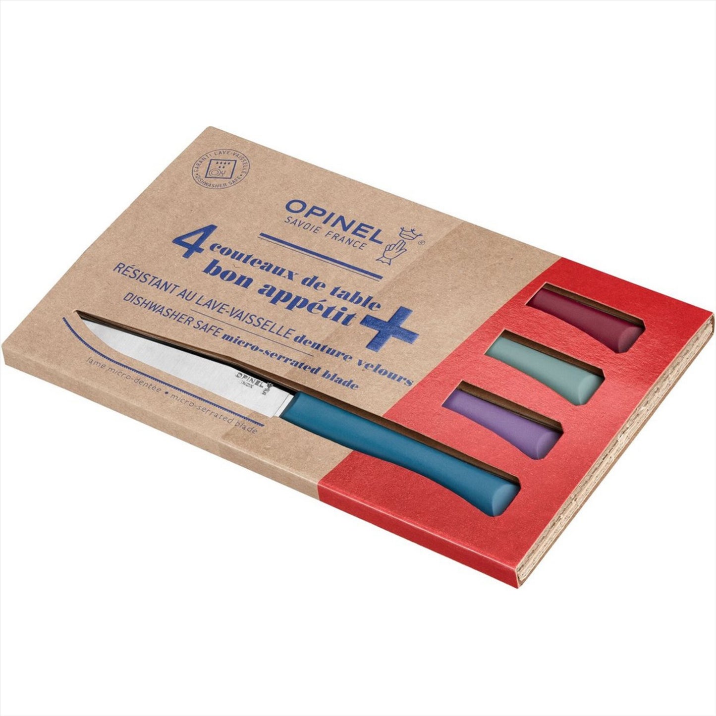 Opinel N°125 Bon Appétit Glam fiksuotų peilių rinkinys