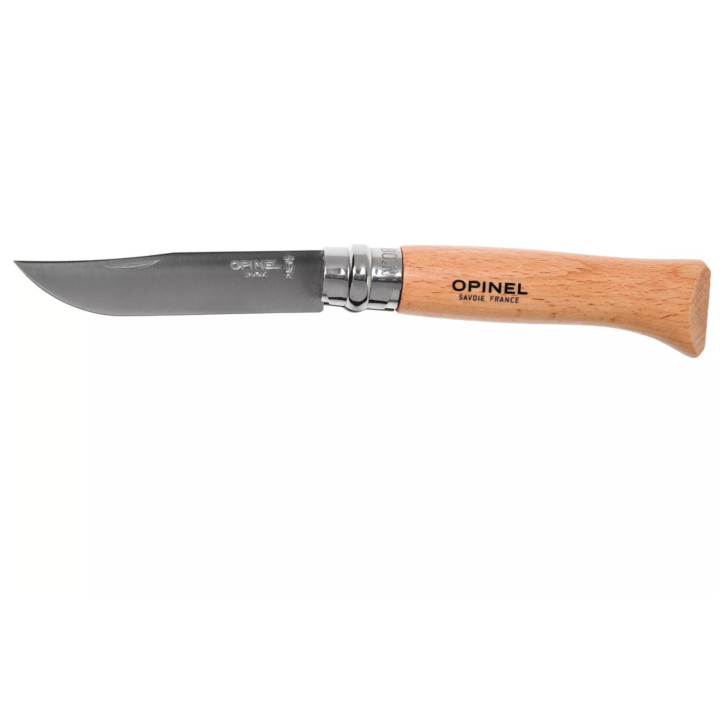 Opinel N°08 Classic kišeninis peilis su sintetiniu odos dėklu
