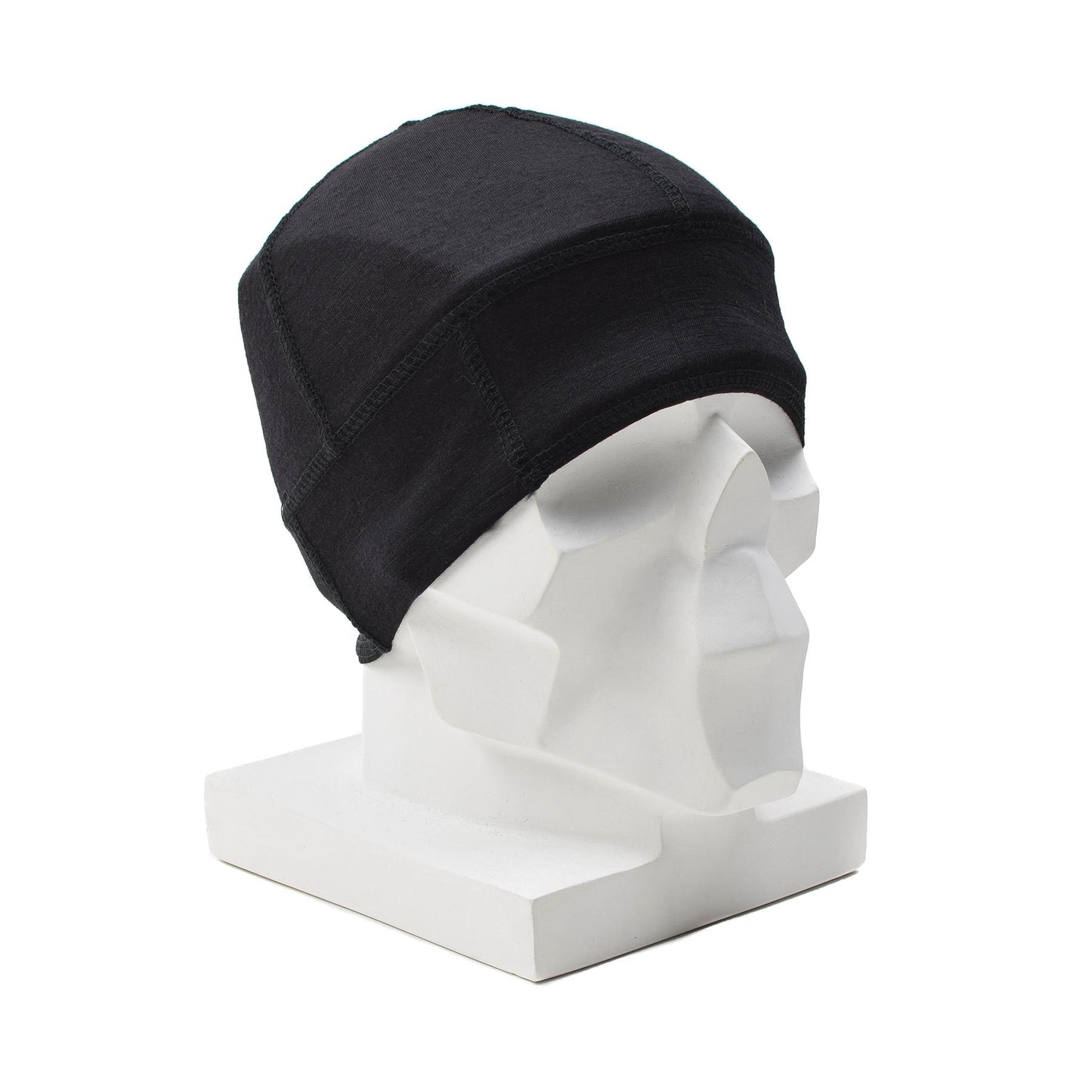A.Blochl beanie stiliaus merino vilnos kepurė juoda