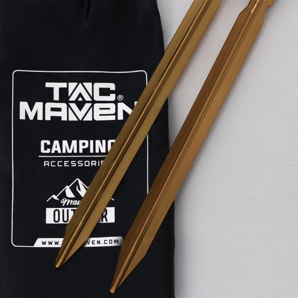 TAC MAVEN aliumininiai palapinės ir tento tvirtinimo kuoliukai 4 vnt.