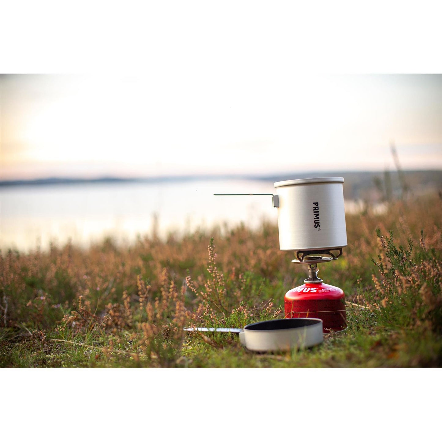 Primus Essential Trek Pot 1litro talpos puodas ir keptuvė