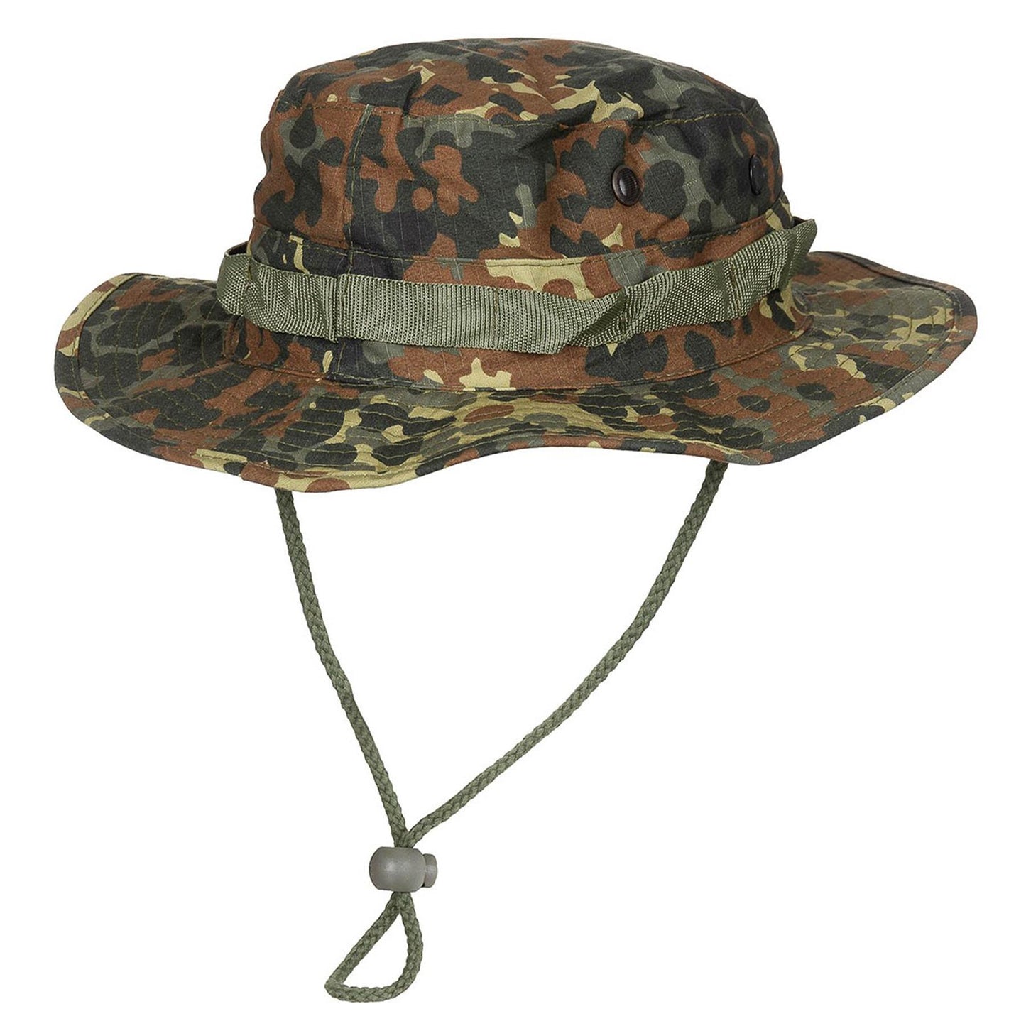 MFH karinė kepurė su paminkštintu snapeliu ir kilpelėmis aplink Flecktarn