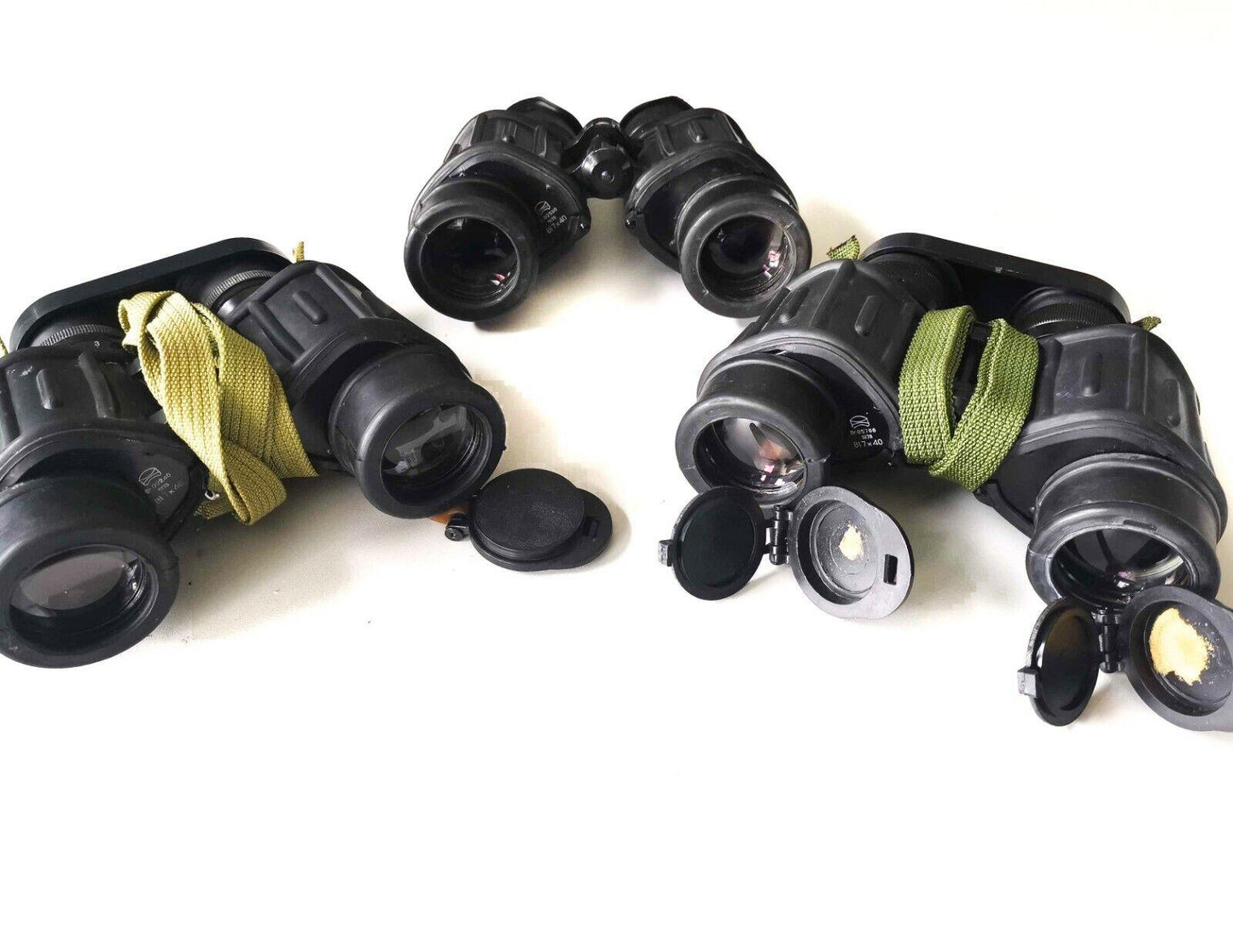 Rumunijos kariuomenės vintažiniai žiūronai IOR VALDALA 7X40 su tvirta konstrukcija ir ryškia optika.