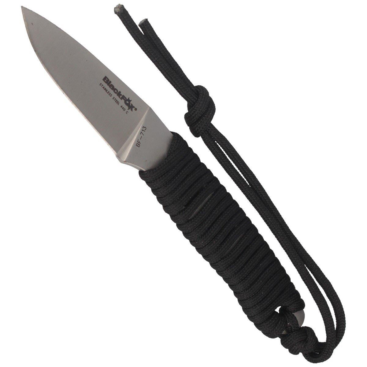 Fox Knives TARLO fiksuotas peilis 440C nerūdijantis plienas satino danga nailono rankena