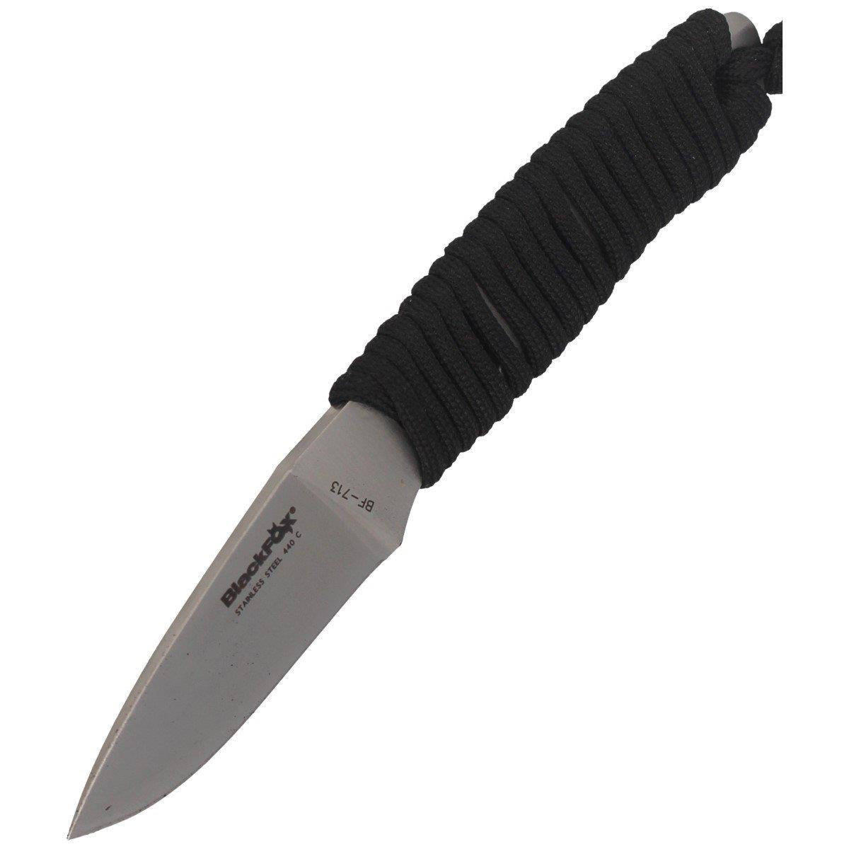 Fox Knives TARLO fiksuotas peilis 440C nerūdijantis plienas satino danga nailono rankena