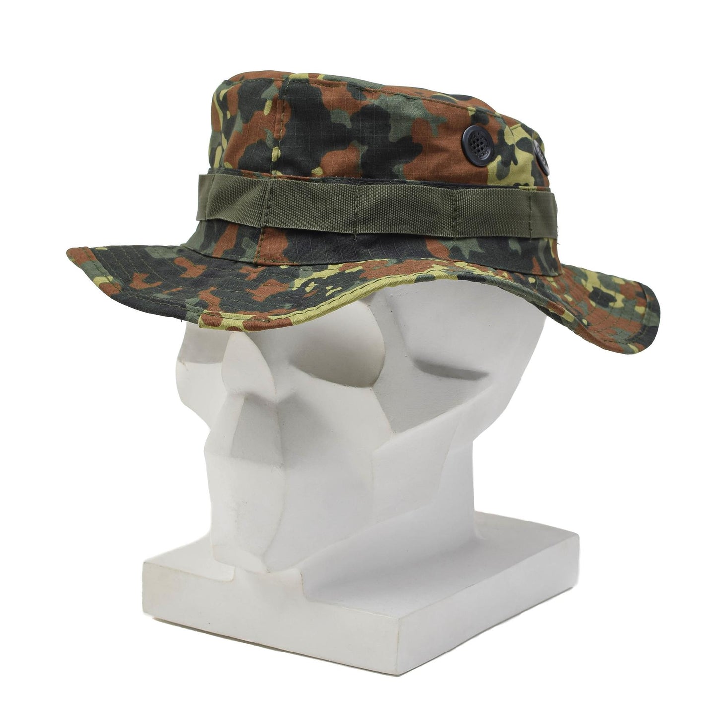MFH karinė kepurė su paminkštintu snapeliu ir kilpelėmis aplink Flecktarn