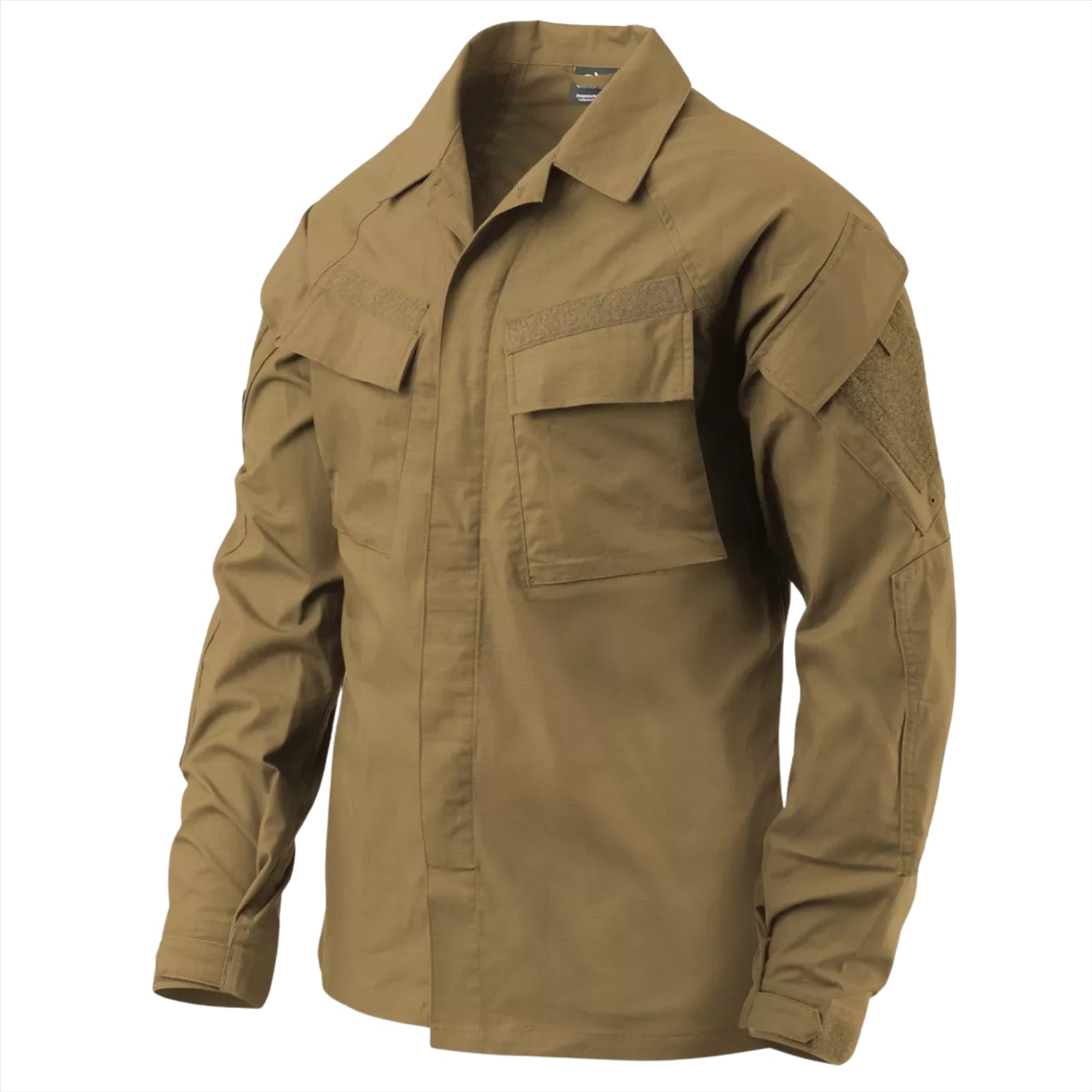 Helikon-Tex Raid taktiniai marškiniai su sutvirtintais alkūnių intarpais patvariam ir komfortabiliam naudojimui.