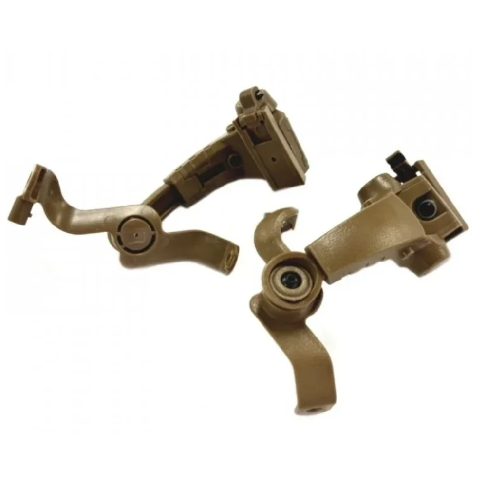 EARMOR M16A ARC šalmo bėgelio adapteris PLUS serijos ausinėms Coyote Brown