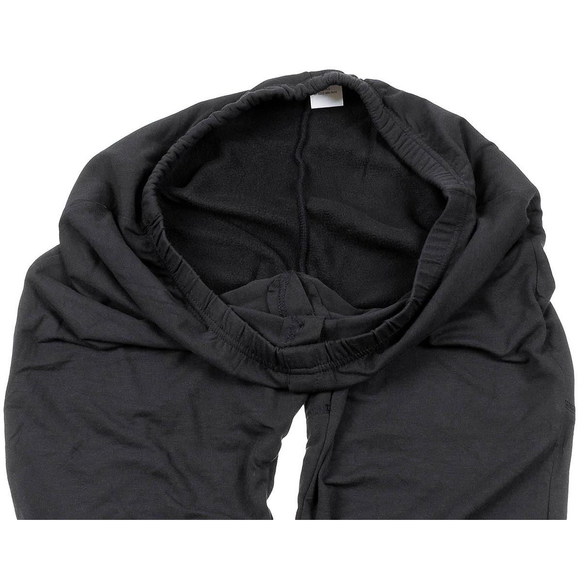 Turkijos kariuomenės žieminės apatinės kelnės su flisiniu pašiltinimu juodos