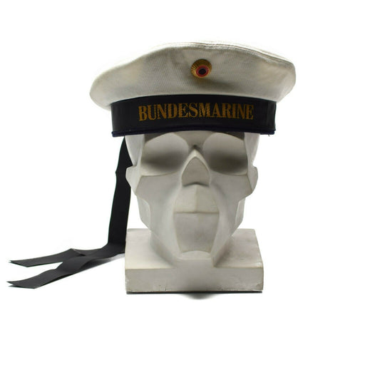 Vokietijos kariuomenės Bundesmarine jūreivių kepurė balta