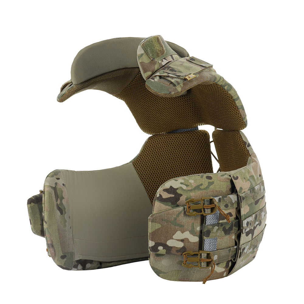 M-TAC Corset Elite taktinė plokščių liemenė MOLLE Quick Release MTP Camo