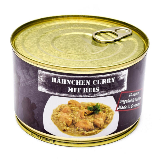 MFH Konservuotas patiekalas "Vištiena su kariu ir ryžiais" 400g