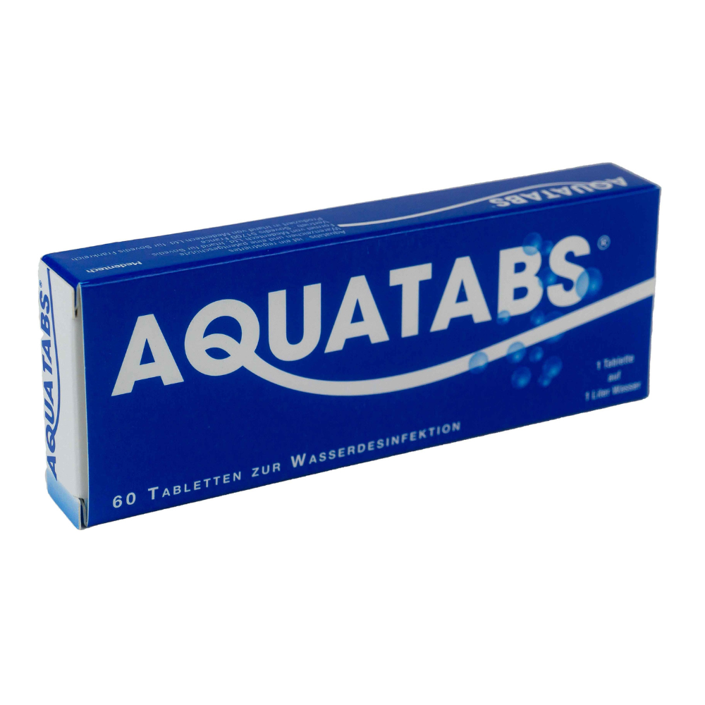 AQUATABS vandens valymo tabletės 3,5 mg 60 vnt. kelionėms