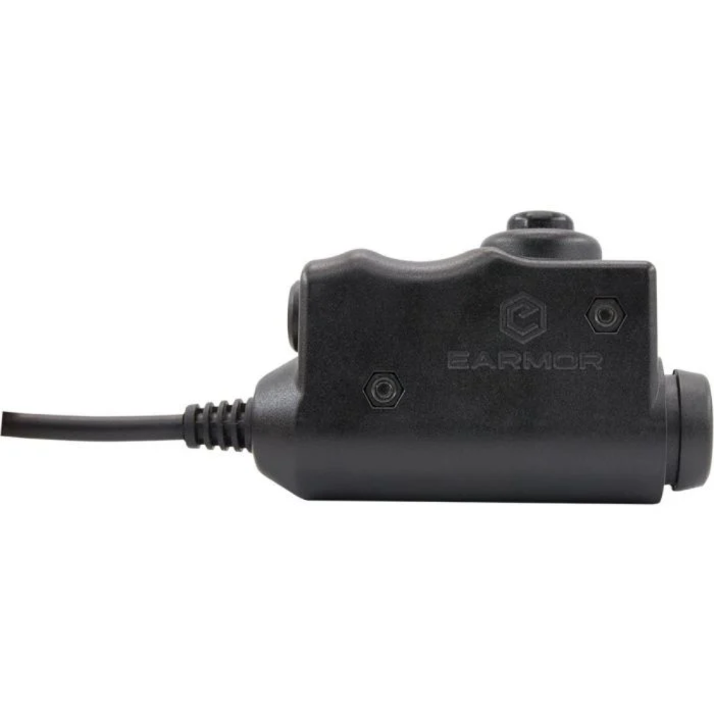 Earmor PTT adapteris Motorola 1 kontakto radijo stotelėms juodas