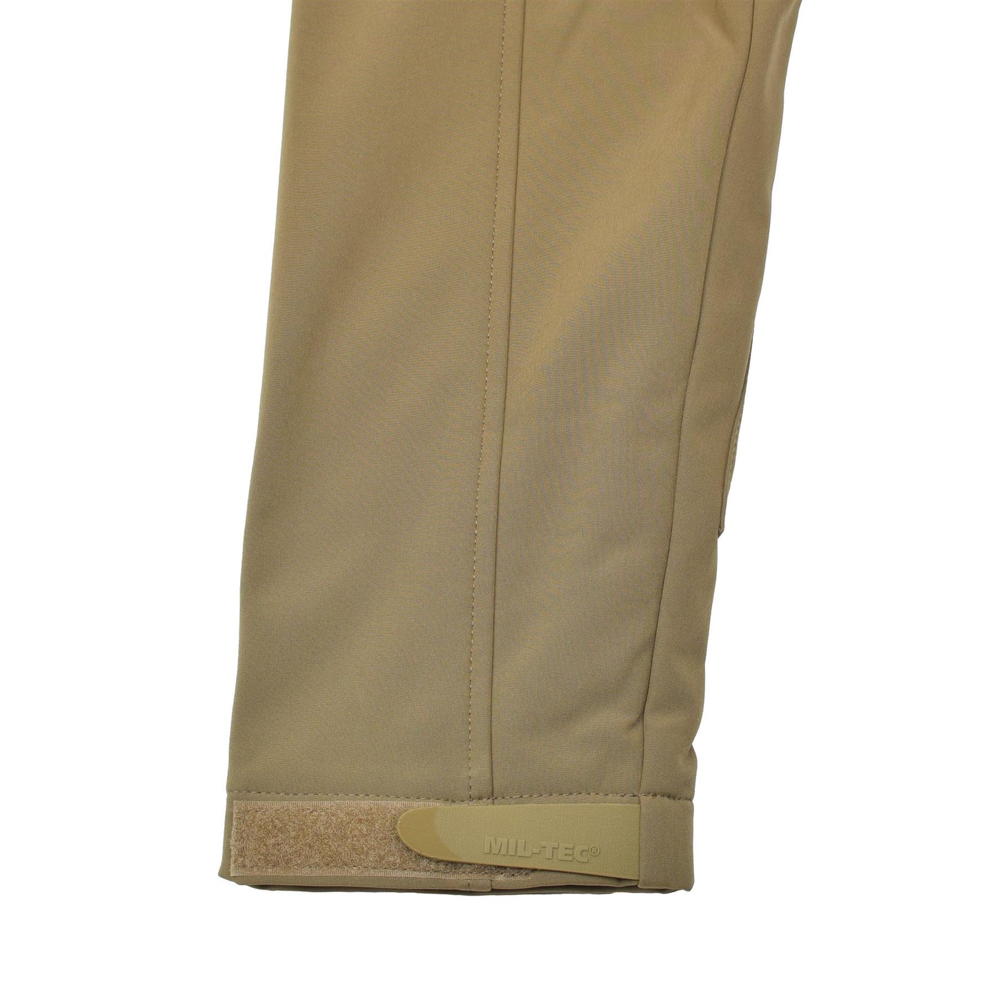 MIL-TEC soft shell vandeniui atsparus taktinis švarkas šviesiai rudos spalvos