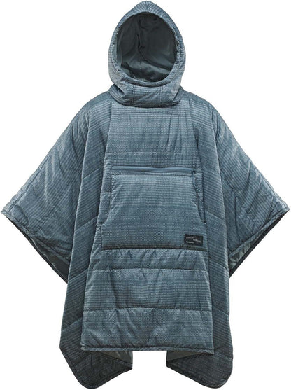 Therm-a-Rest Honcho Poncho pašiltintas turistinis pončas-antklodė juodas