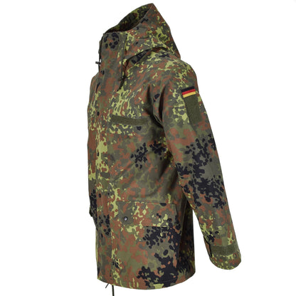 MIL-TEC Vokietijos kariuomenės lauko striukė neperšlampama Flecktarn