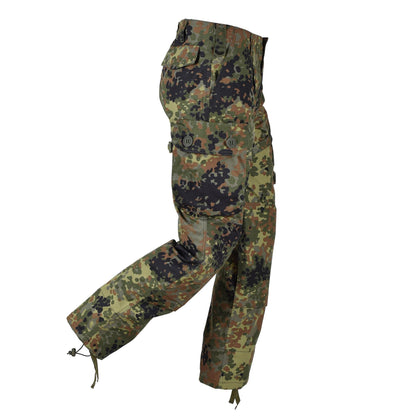 TACGEAR Vokietiejos kariuomenės stiliaus lauko kelnės Flecktarn marginimo