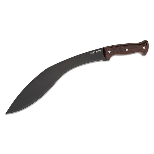 Boker Magnum Kukri lenktos fomos mačetė 420 plienas medinė rankena