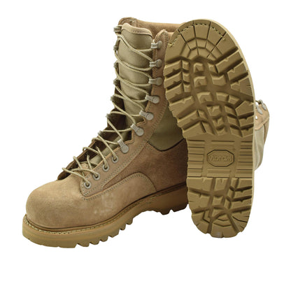 Kanados kariuomenės STC aukšti veltinės odos batai smėlio spalvos