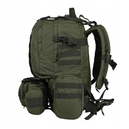 MIL-TEC Defense Assembly 36 L taktinė kuprinė su nuimamais dėklais alyvuogių
