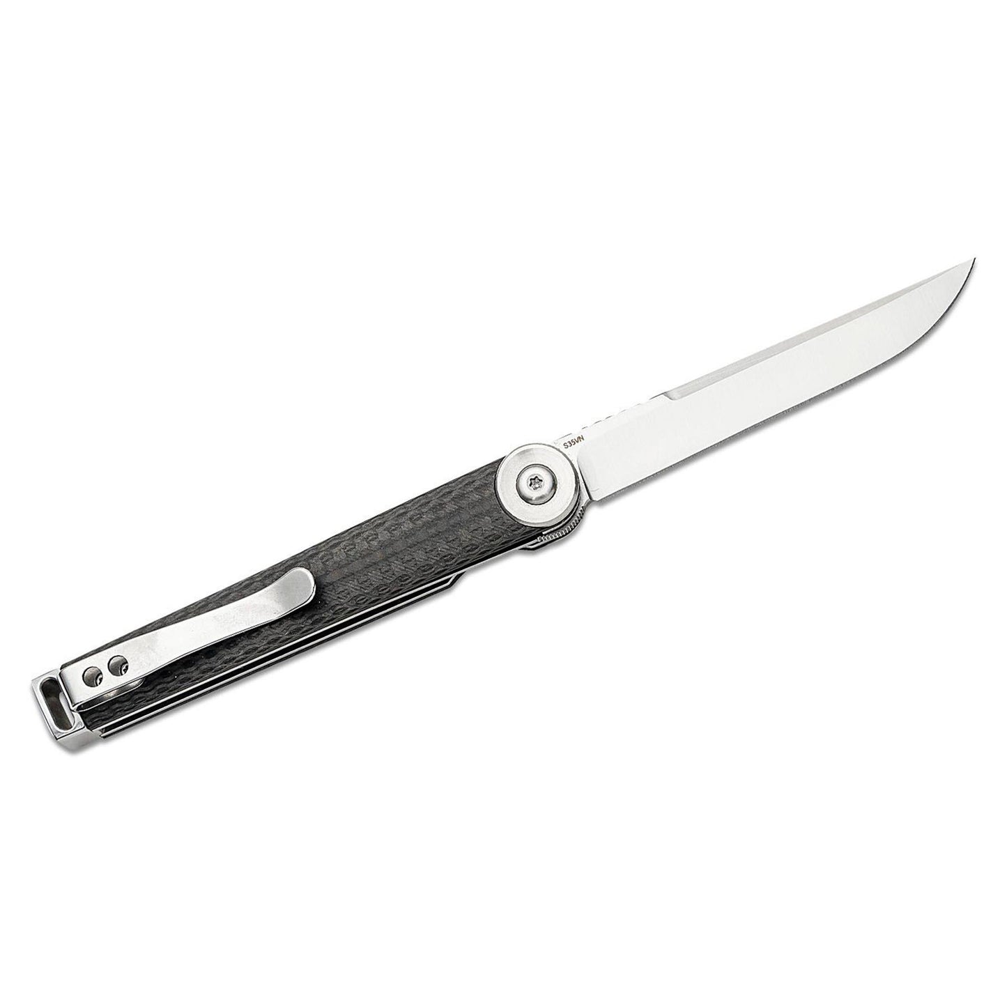 BOKER Kaizen Carbon S35V sulankstomas peilis iš CPM-S-35VN plieno