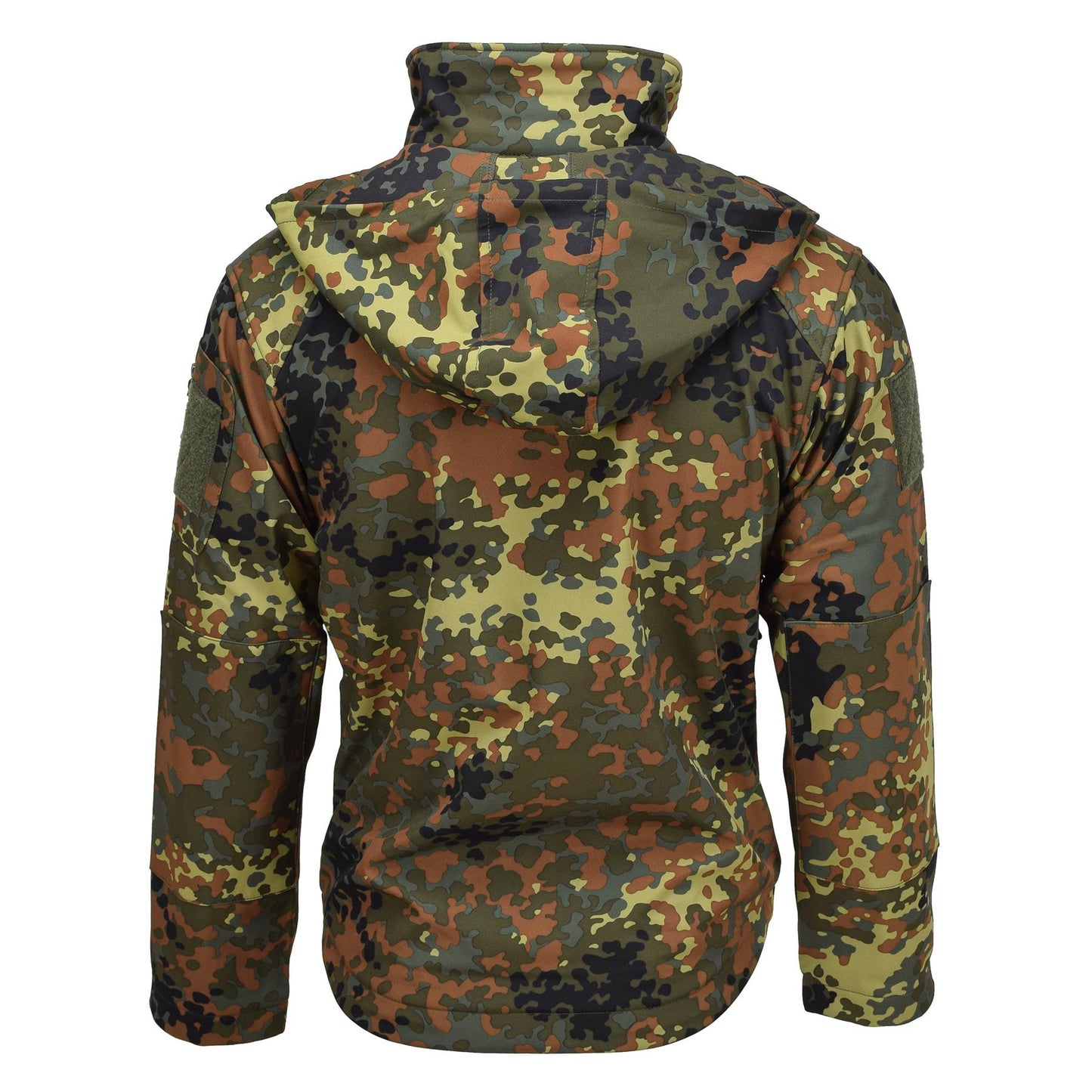 MIL-TEC Softshell atsparus vandeniui taktinis švarkas Flecktarn marginimo