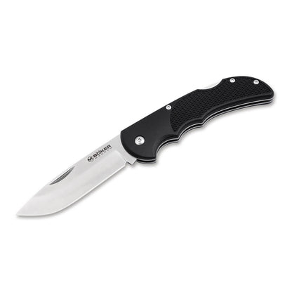 BOKER Magnum HL kišeninis sulankstomas peilis 440C plienas satino danga juodas