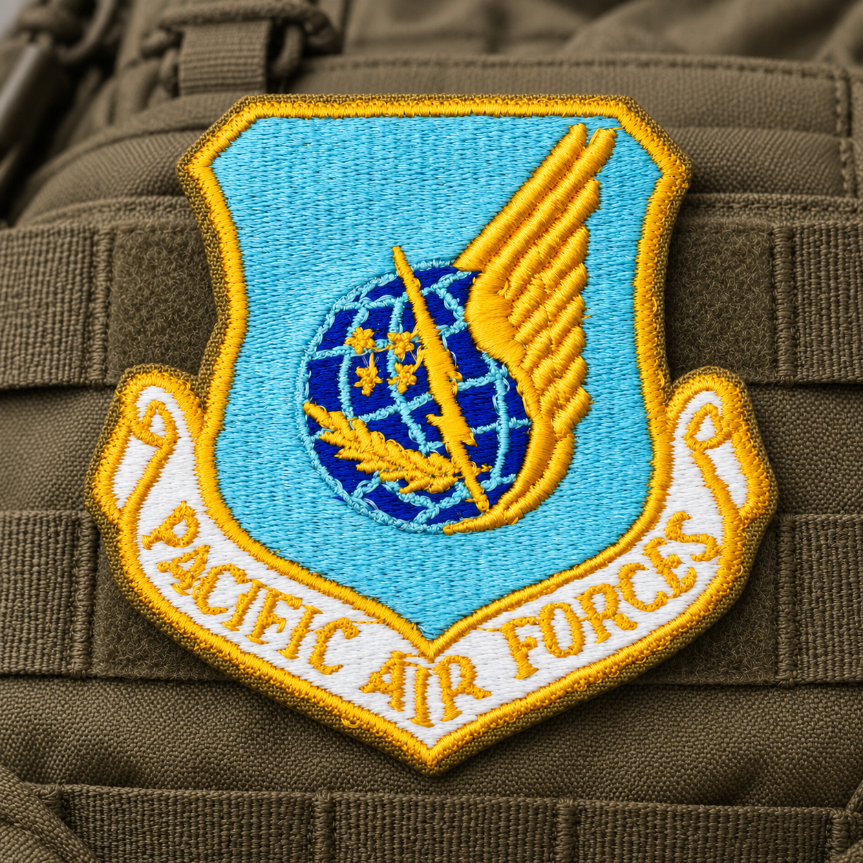Jungtinių Valstijų kariuomenės Pacific Air Forces PACAF antsiuvas