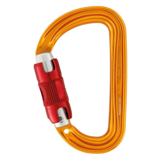 Petzl SmD RL laipiojimo karabinas su užraktu iš aliuminio geltonas