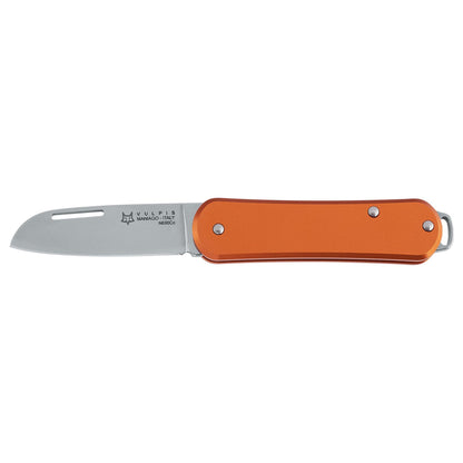 Fox Knives VULPIS FX-VP108 OR atlenkiamas kišeninis peilis iš N690Co oranžinė