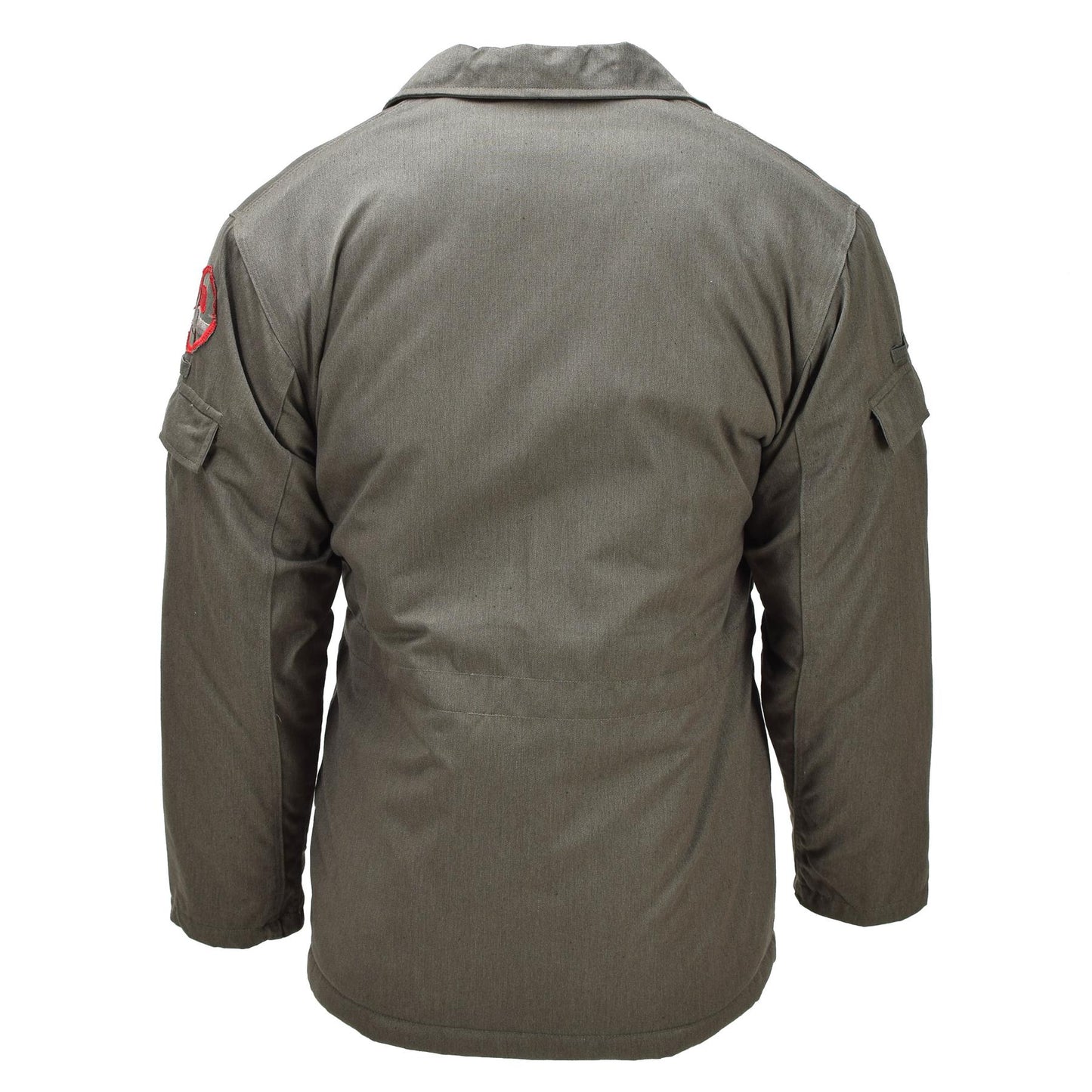 Vokietijos kariuomenės DDR vintažinis paltas alyvuogių spalvos