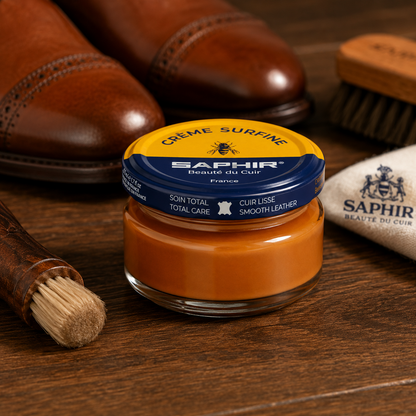 Saphir Creme Surfine batų priežiūros kremas odai 50ml šviesiai rudas