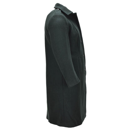 Kanados kariuomenės moteriškas vilnonis paltas tamsiai žalios spalvos