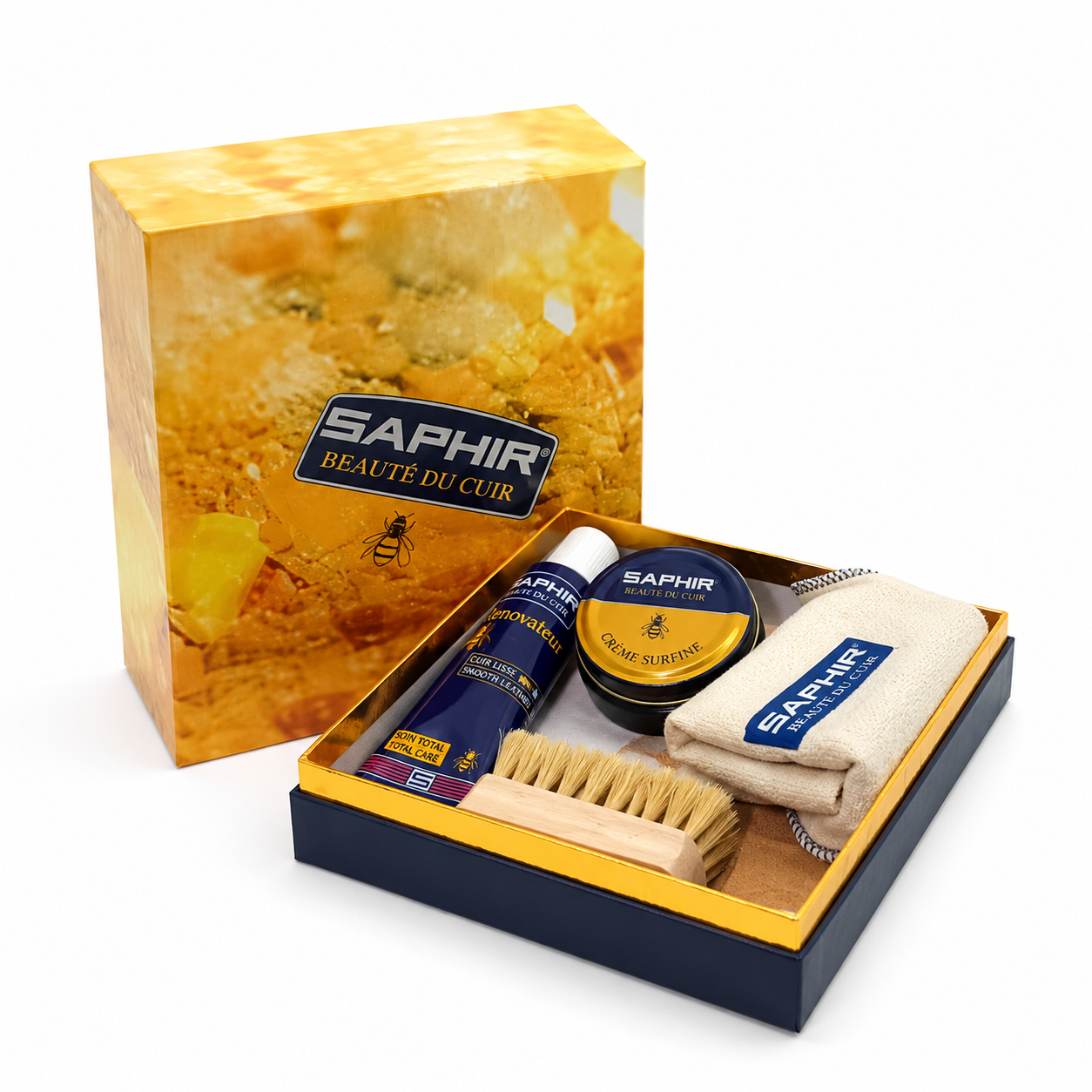 Saphir Box Large avalynės priežiūros rinkinys odai su šepečiais
