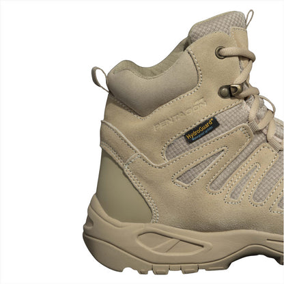 Pentagon Achilles XTR 6 taktinis batai vandeniui atsparūs Desert Tan