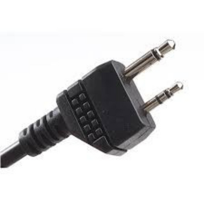 Earmor M52 PTT adapteris Midland 2 kontaktų laidinis juodas