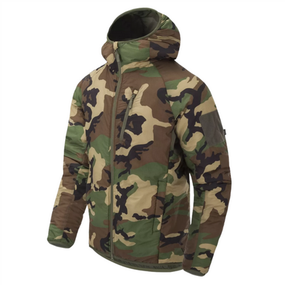 Helikon-Tex Wolfhound striukė su kapišonu Woodland marginimo