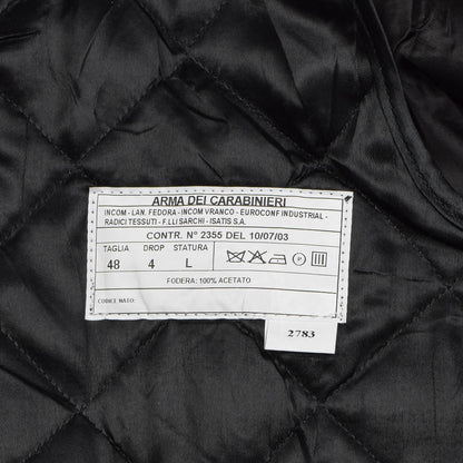 Italijos kariuomenės Carabinieri vilnonis paltas juodas