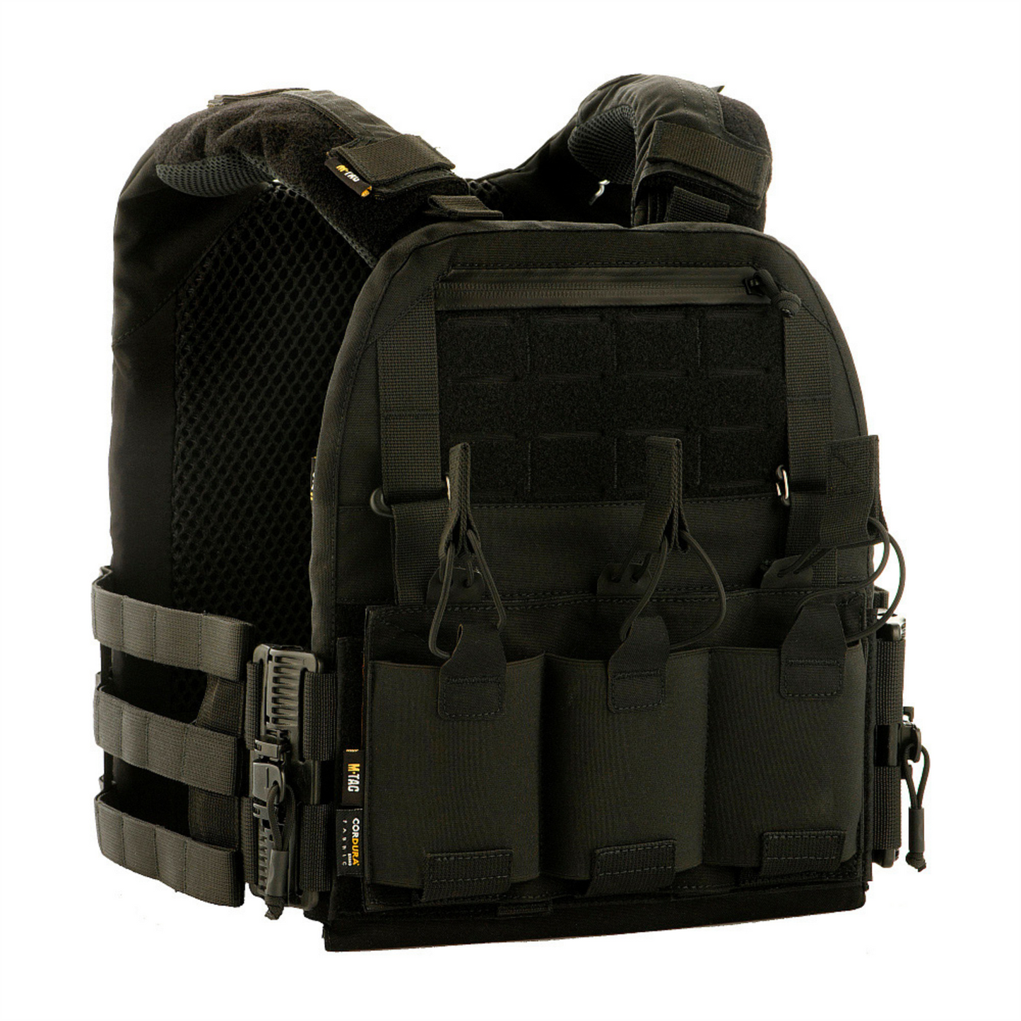 M-TAC Cuirass QRS taktinė plokščių nešimo liemenė Cordura juoda
