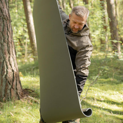 Jungtinės Karalystės kariuomenės miegui skirtas kilimėlis pilkas