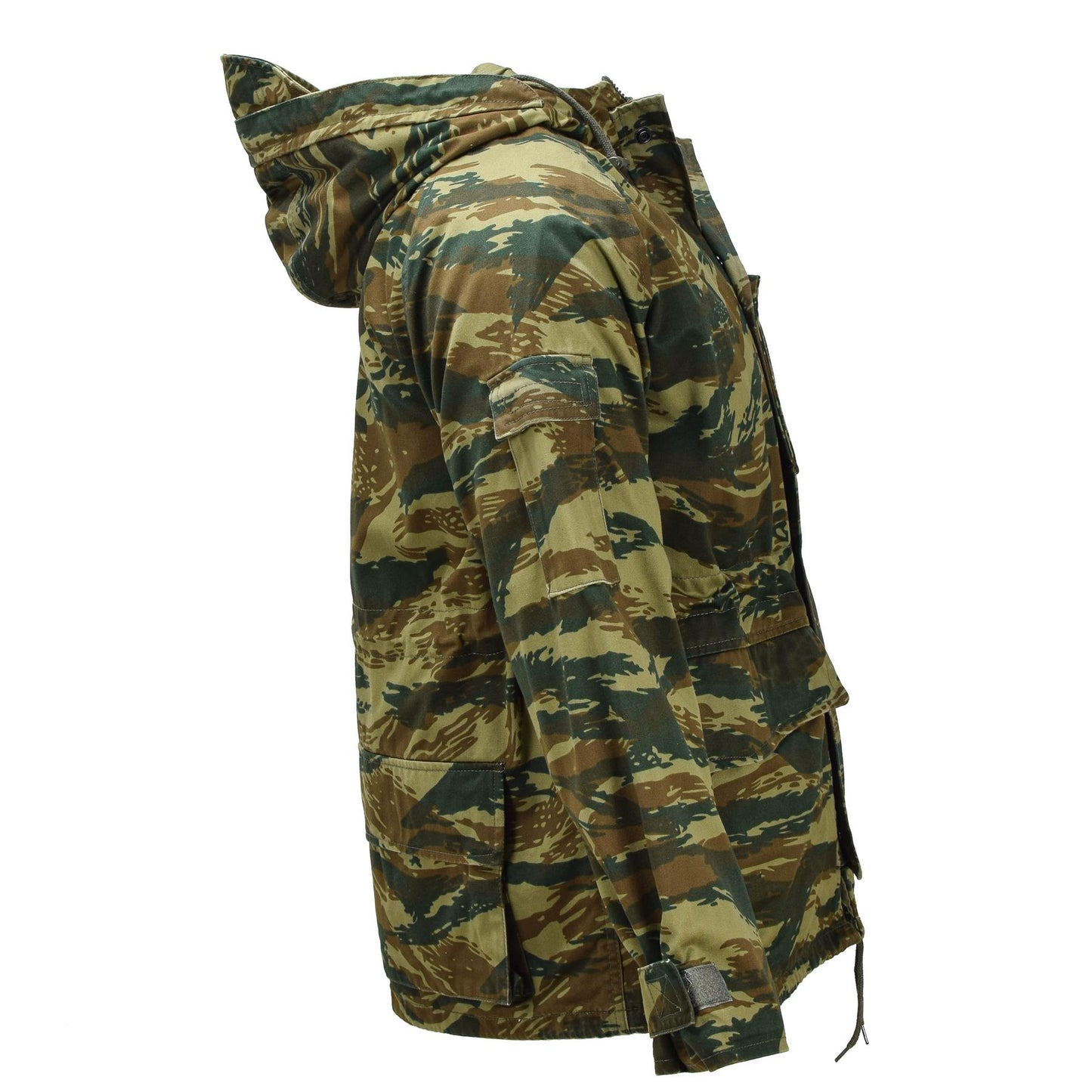 Graikijos kariuomenės M65 parka su pamušalu Lizard marginimo