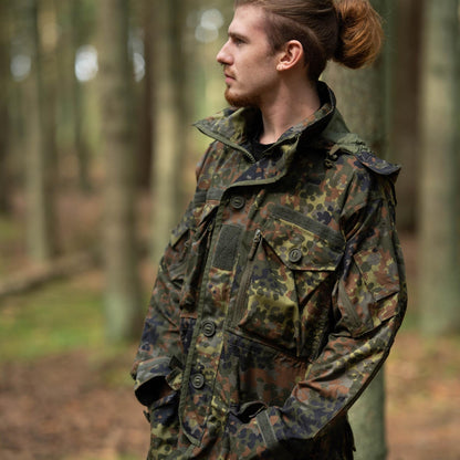 TACGEAR Smock stiliaus striukė Flecktarn marginimas