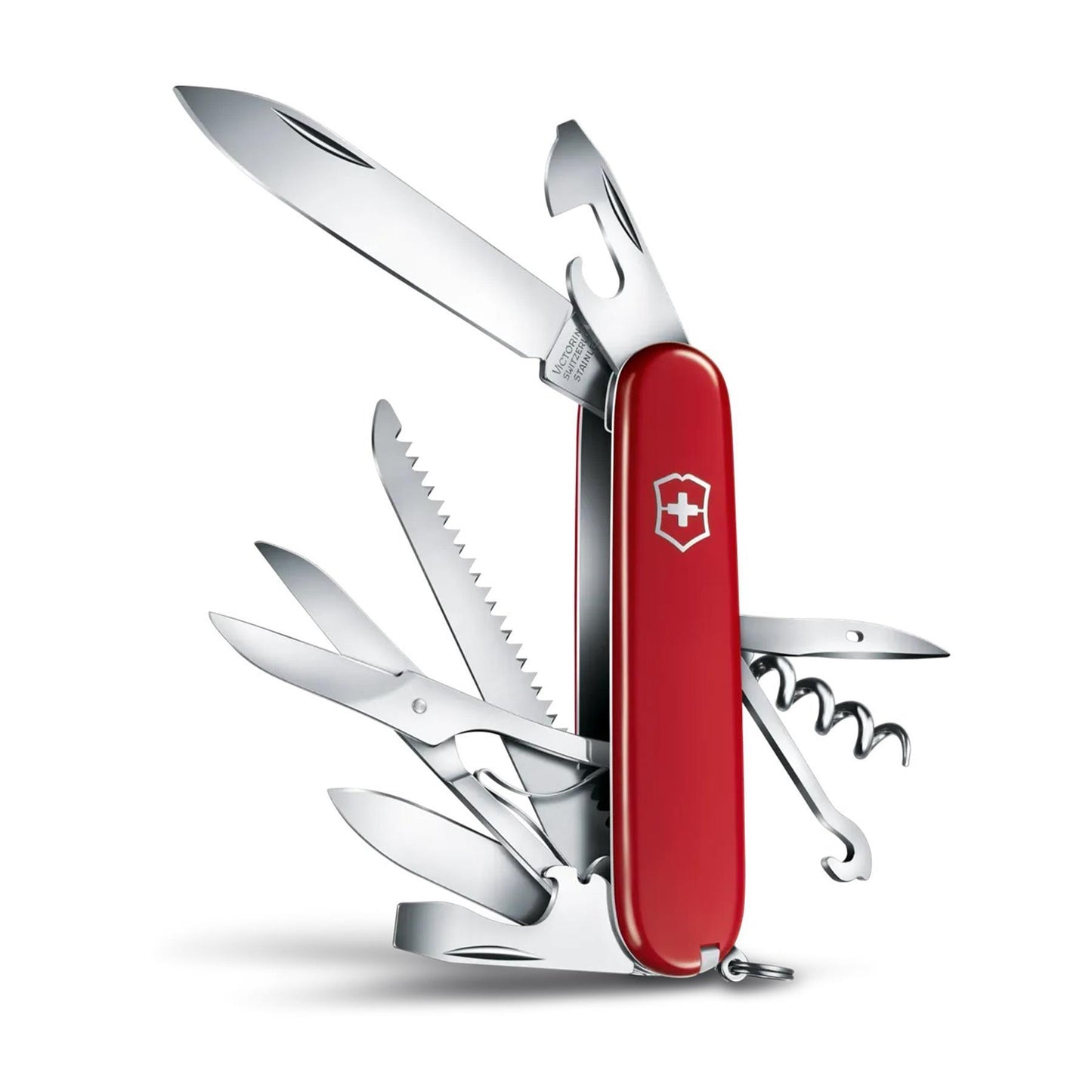 Victorinox Huntsman 91 mm šveicariškas daugiafunkcis peilis 15 funkcijų juodas