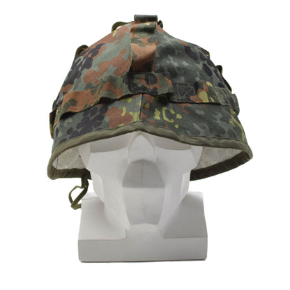 Vokietijos kariuomenės šalmo apdangalas flecktarn marginimo