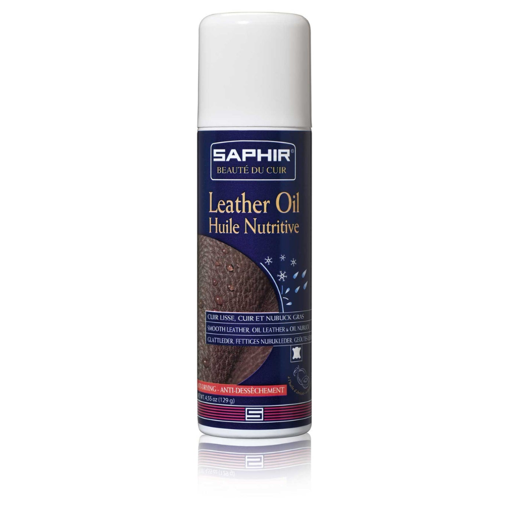 Saphir Leather Oil batų odos aliejus priežiūrai ir minkštinimui 125 ml neutralus