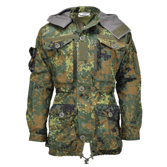 Leo Kohler taktinė smock stiliaus striukė Flecktarn marginimas